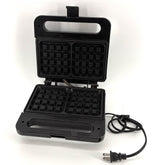 Salton Belgian Waffle Maker, WM-4A, Black, Tested