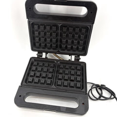 Salton Belgian Waffle Maker, WM-4A, Black, Tested