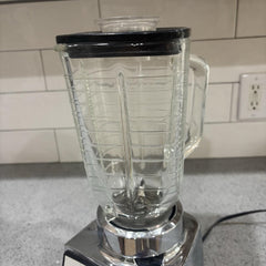 Vintage 1960s OSTERIZER Galaxie VIII 8 Speed Blender Solid State Chrome WORKS