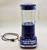KitchenAid Ultra Power KSB5BU3 Countertop Blender 40 oz 5 Cup Blue Glass Jar