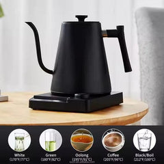 Electric Gooseneck Kettle, Stainless Steel Ultra Fast Boiling Hot Water Kettle for Pour Over