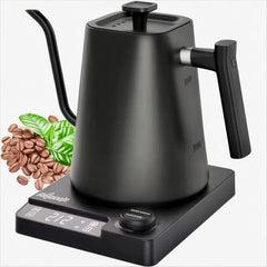 Electric Gooseneck Kettle, Stainless Steel Ultra Fast Boiling Hot Water Kettle for Pour Over