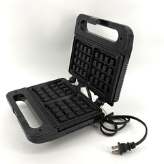 Salton Belgian Waffle Maker, WM-4A, Black, Tested