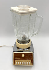 Vintage Osterizer Imperial VIII Blender, 8-Speed, Chrome, Tested