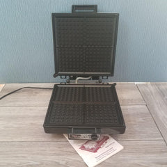 Vintage Dazey Waffle Baker, Griddle, and Sandwich Maker, Temp Control, Teflon Coated