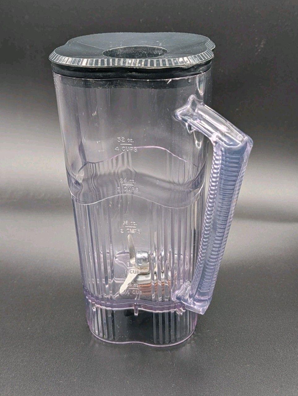 Vintage Waring 2-Speed Blender Chrome Base Cream Tested Works Missing Lid Cap