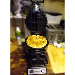 Rotating Double Waffle Maker Farberware Stainless Steel Nonstick