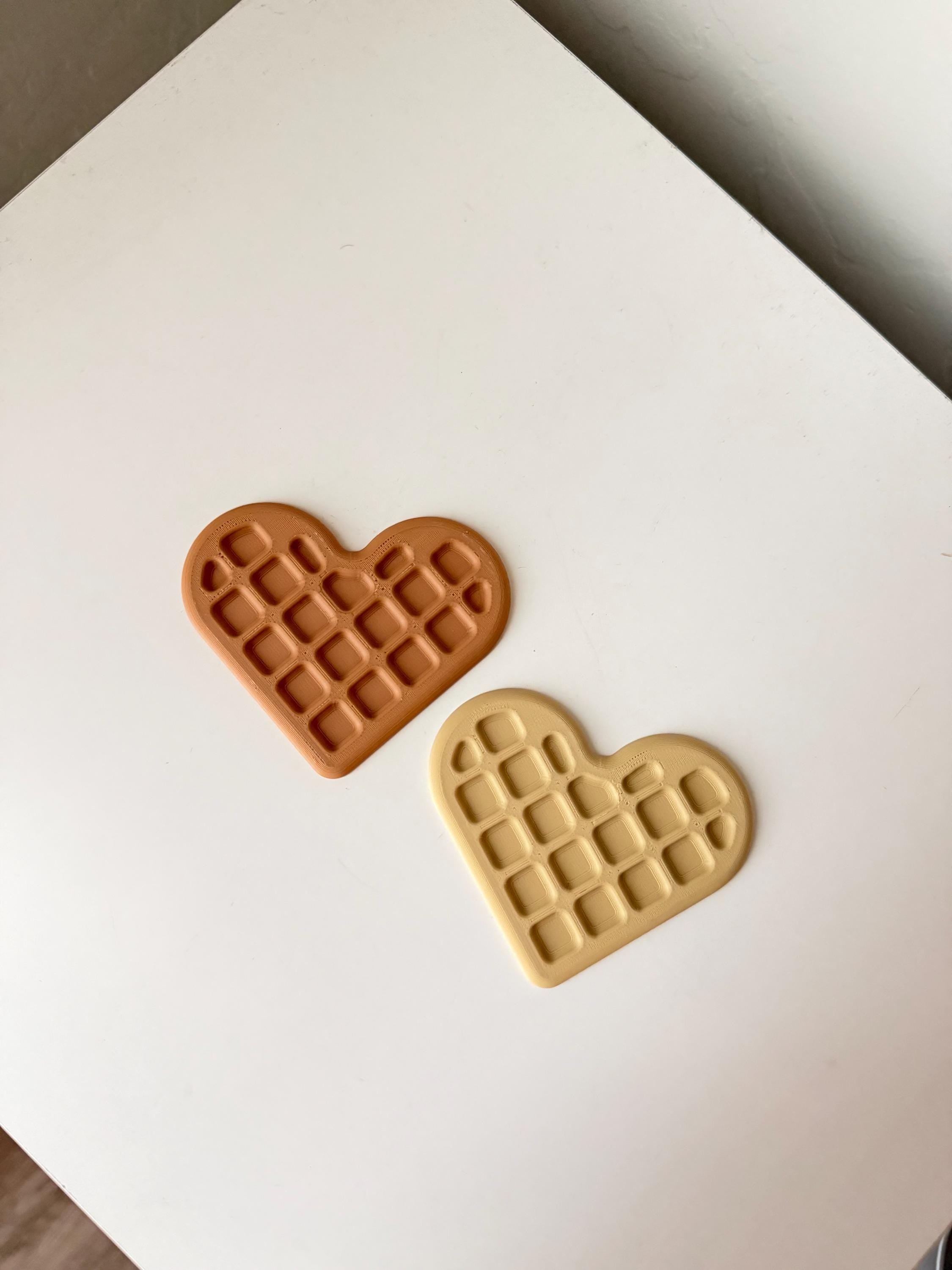 3D-Printed Waffle Maker Play Set | Includes 4 Waffles