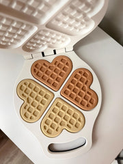 3D-Printed Waffle Maker Play Set | Includes 4 Waffles