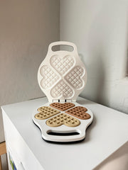 3D-Printed Waffle Maker Play Set | Includes 4 Waffles