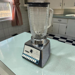Vintage 1960s OSTERIZER Galaxie VIII 8 Speed Blender Solid State Chrome WORKS