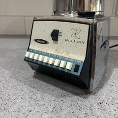 Vintage 1960s OSTERIZER Galaxie VIII 8 Speed Blender Solid State Chrome WORKS