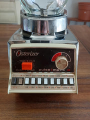 Vintage Osterizer Pulse-Matic 16 Blender 16 Speed Model 861-66K Tested Working