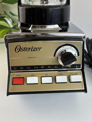 Vintage Commercial Blender 5 Cup Stainless Chrome 8 Speed 352-61L Osterizer Oster