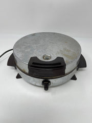 Vintage Toastmaster Waffle Maker 120V 650W Silver Chrome 1960s Pre-Owned