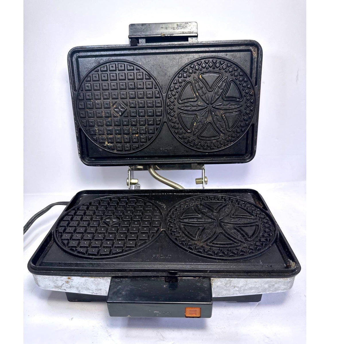 Rival 9705/1 Pizzelle Waffle Baker Reversible Plates 1000W Tested