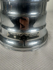 Vintage Waring Chrome Blender Model 702B Deluxe with Lid
