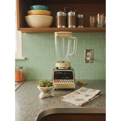 Vintage Osterizer Cycle Blend 10 Speed Blender Avocado Harvest Chrome 1970s
