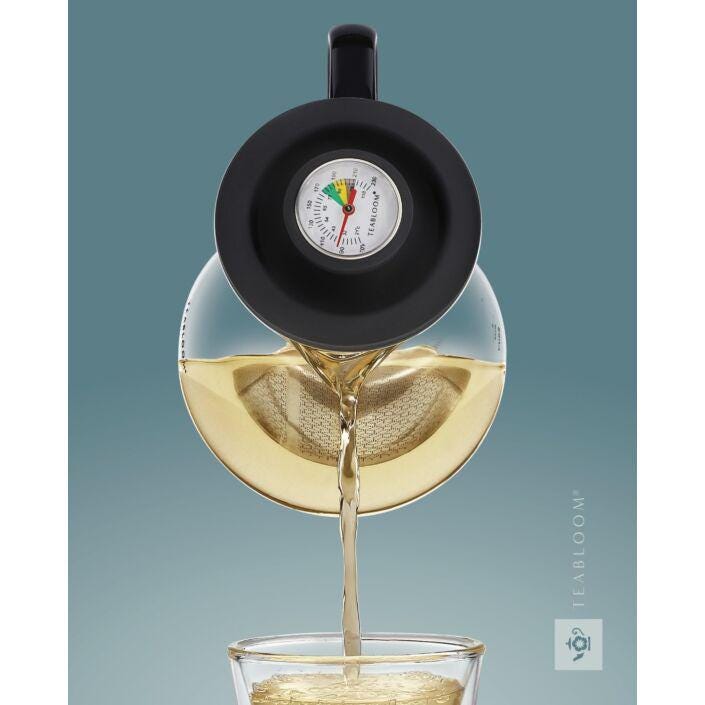 Virtuoso 2-in-1 Tea Steeper and Tea Kettle With A Thermometer